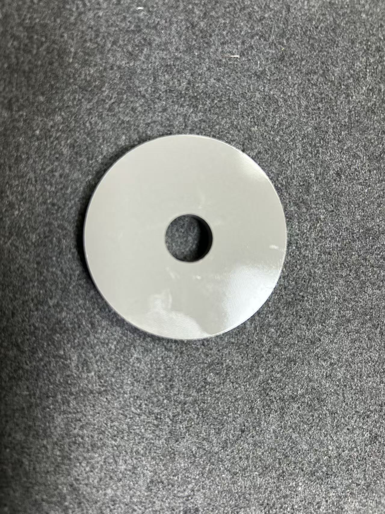 Silicone foam with film cutting digital knife cutter