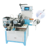 Ultrasonic cutting and folding label machine